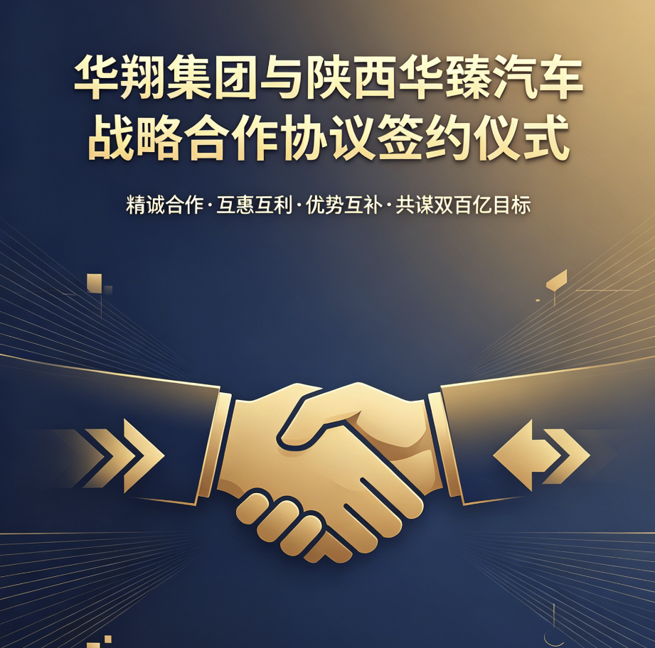 好博体育足球集团与陕西华臻汽车战略合作正式启航